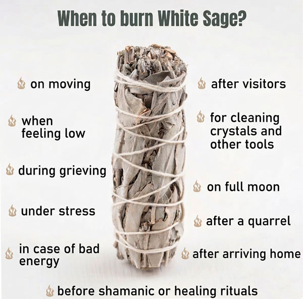 using white sage incense