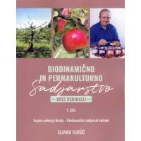 Knjiga Biodinamično in permakulturno sadjarstvo avtorja Slavka Turšiča o sonaravni vzgoji sadnega drevja brez uporabe kemikalij.