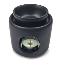 Izparilnik za eterična olja - črna keramika