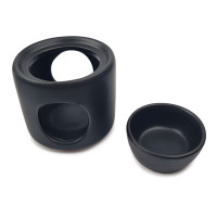 Izparilnik za eterična olja - črna keramika