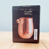 Bakren kozarec z rožo življenja 450 ml