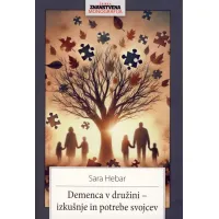 Znanstvena monografija Demenca v družini avtorice Sare Hebar o izkušnjah in potrebah svojcev pri oskrbi na domu.