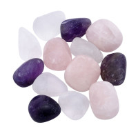 Kristalna mešanica za vodo Harmonija - osnovna mešanica ametist, roževec, kamena strela