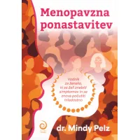Priročnik Menopavzna ponastavitev avtorice dr. Mindy Pelz, ki uči naravnih metod za obvladovanje menopavze in povečanje življenjske energije.