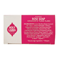 Ajurvedsko milo Holy Lama Rose - Vrtnica s pelargonijo in ylang ylangom