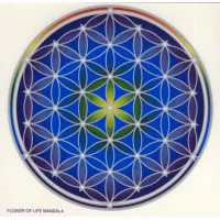Sunseal Flower of Life Mandala Window Sticker