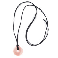 Obesek roževec donut na bombažni vrvici