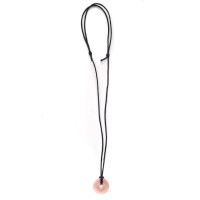 Obesek roževec donut na bombažni vrvici