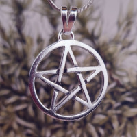 Obesek Pentagram, srebro