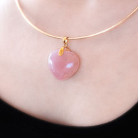Roze quartz pendant