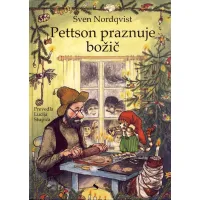 Pettson praznuje božič, Sven Nordqvist. Slikanica o prazničnem veselju Pettsona in mačka Findusa