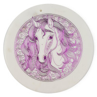 Podstavek za dišeče palčke Magic Horse - Čarobni konj, bel marmor