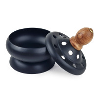 Posodica za kadilo - železna kadilnica z lesenim odpiralom