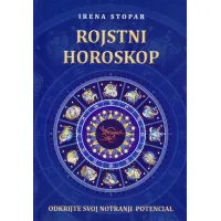 Knjiga Rojstni horoskop avtorice Irene Stopar, astrološki priročnik za odkrivanje notranjega potenciala