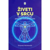Naslovnica knjige Živeti v srcu avtorja Drunvala Melchizedeka