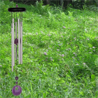 Vetrni zvon Woodstock Chakra chimes - Amethyst - Ametist CCAM