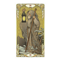 Karte Golden Art Nouveau Tarot