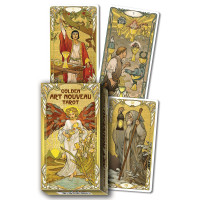 Golden Art Nouveau Tarot cards