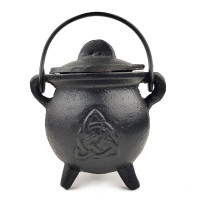 Incense Bowl - Magic Cauldron with Celtic Knot