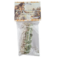 Incense white sage - eucalyptus, small smudge stick
