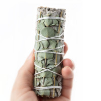 Incense white sage - eucalyptus, small roll