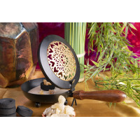 Posodica za kadila - kadilnica z ročajem Mandala