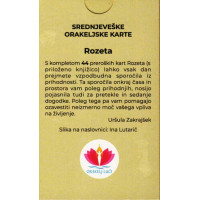 Rozeta - Srednjeveške orakeljske karte - zadaj