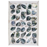 Ročni kamen mahovni ahat - večji