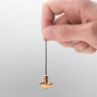 Radiestezijsko nihalo Cosmos -  polirana medenina