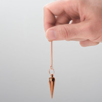 Radiestezijsko nihalo Pivot, pobakrena medenina