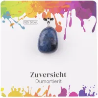 Obesek dumortierit, srebro - Zaupanje