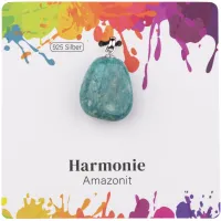 Obesek amazonit, srebro - Harmonija