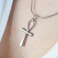 Ankh pendant - Egyptian key of life, silver