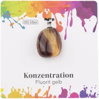 Obesek rumeni fluorit, srebro - Koncentracija