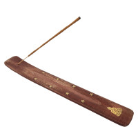 Buda hlder for incense sticks, wood