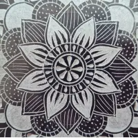 Podstavek za dišeče palčke Mandala - kamen lojevec