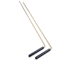 Radiestezijska L antena z lesenimi ročaji 38 cm