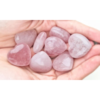 Rose quartz heart 25 mm