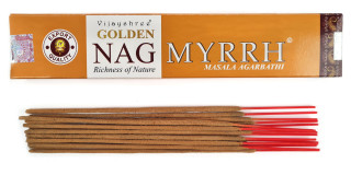 Dišeče palčke Golden Nag Mirra 15 g