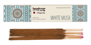 White Musk incense sticks - Indus Treasures 15 g