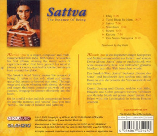 CD Sattva - The essence of Being