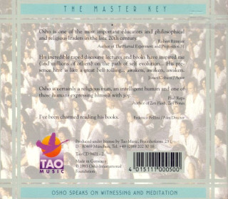 CD The master key - Osho speaks on Witnessing & Meditation