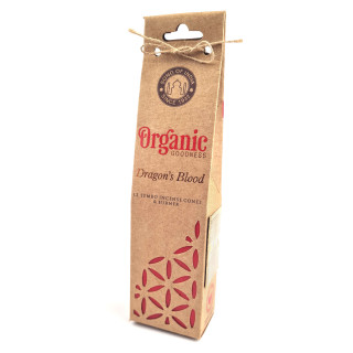 Dišeči stožci Organic Goodness Masala - Dragon's Blood - Zmajeva kri,  jumbo s podstavkom