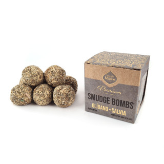 Kadilne bombice Bosvelija (Olibanum) - Beli žajbelj - Premium Sagrada Madre