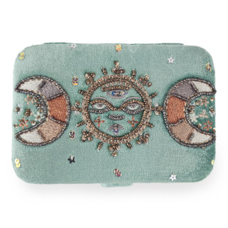 Jewellery & tarot velvet box - Moon phases