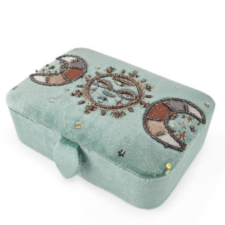 Jewellery & tarot velvet box - Moon phases