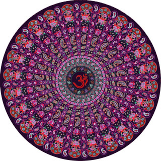 Oddeja za meditacijo Mandala Om, fi 150 cm