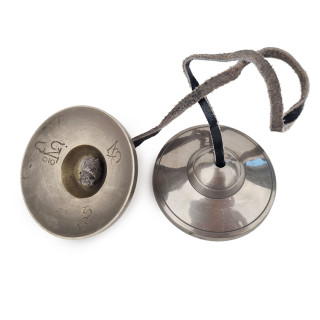 Tibetan cymbals - tingsha - plain 6.8 cm