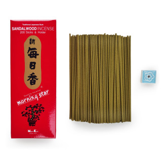 Japanese incense Morning star Sandalwood - 200 sticks