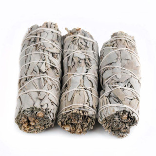 White Sage - Baby Smudge, 3 pcs